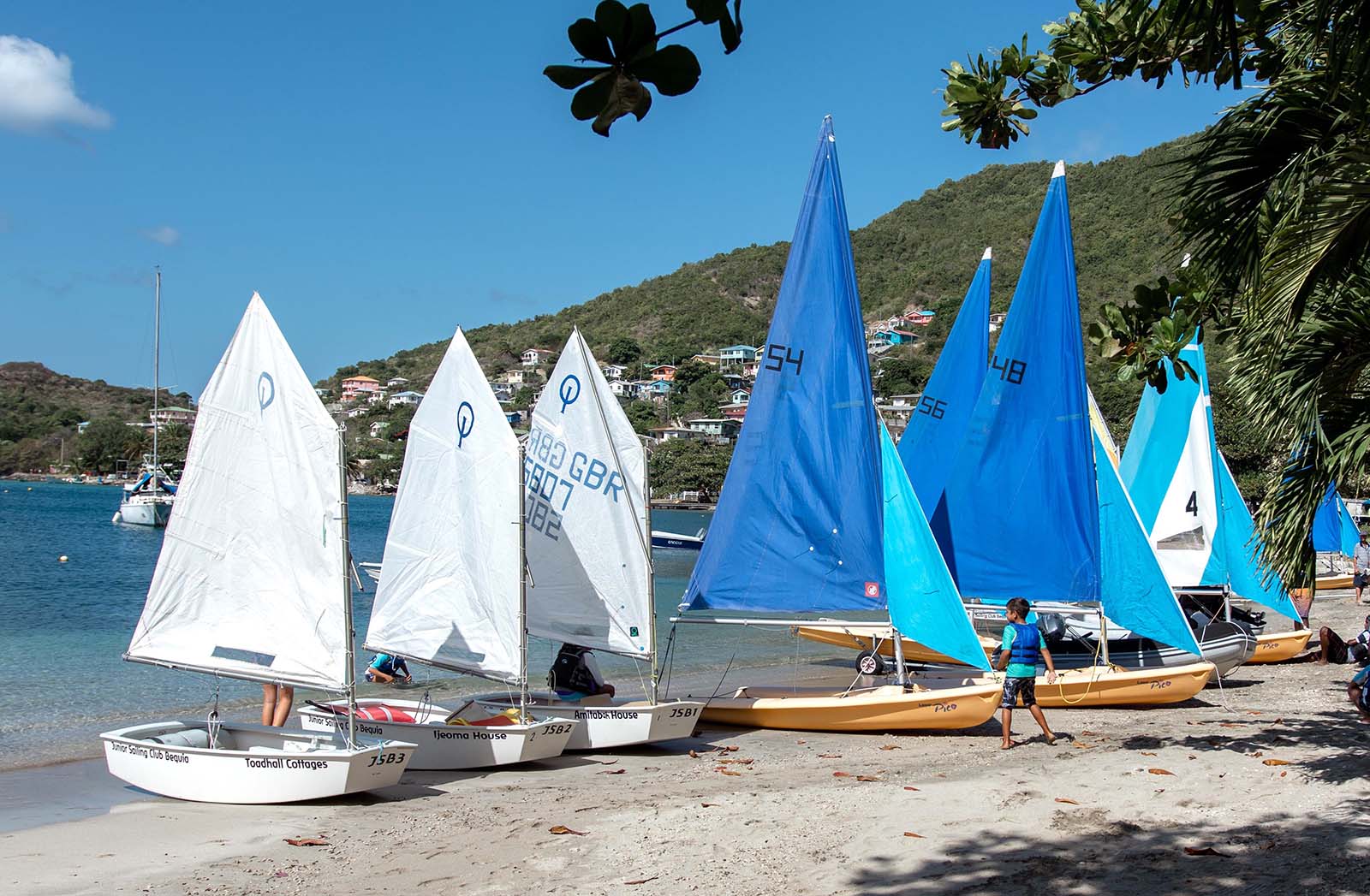 4 Laser Pico & 3 Optimist Dinghies