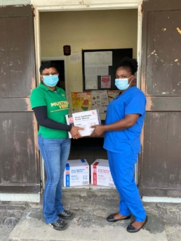Overland Clinic received Gloves