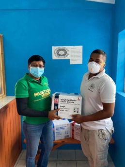 Owia Police Station received Gloves